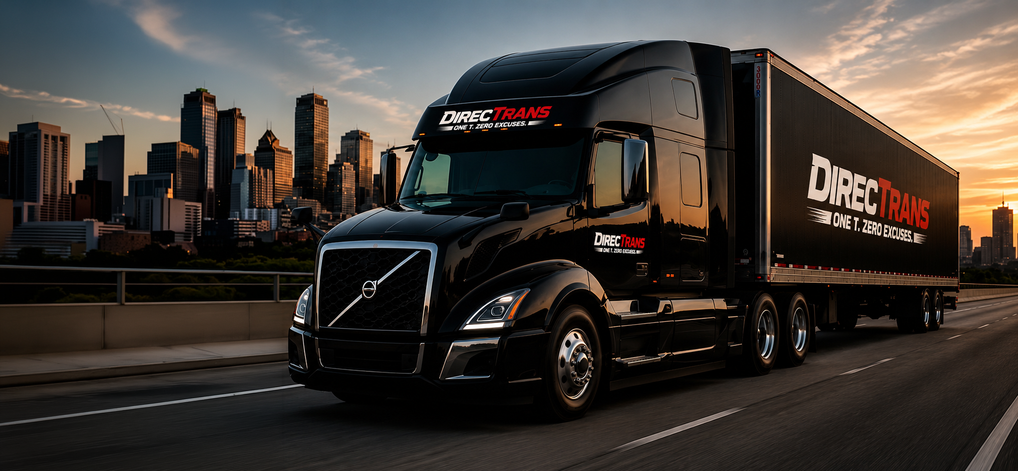 DirecTrans driver on the road